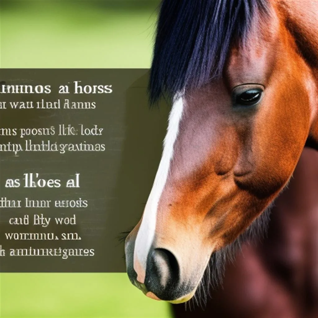 Co musisz wiedzieć o witaminach dla koni